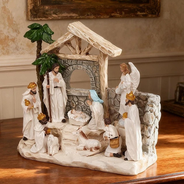 Icône religieuse sur bois : Vierge 10.5x15cm