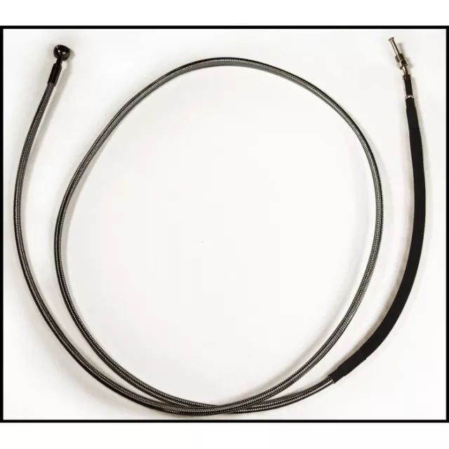 Magnum 41978 Alt. Length Black Pearl Braided Hydraulic Clutch Cable, 78in.