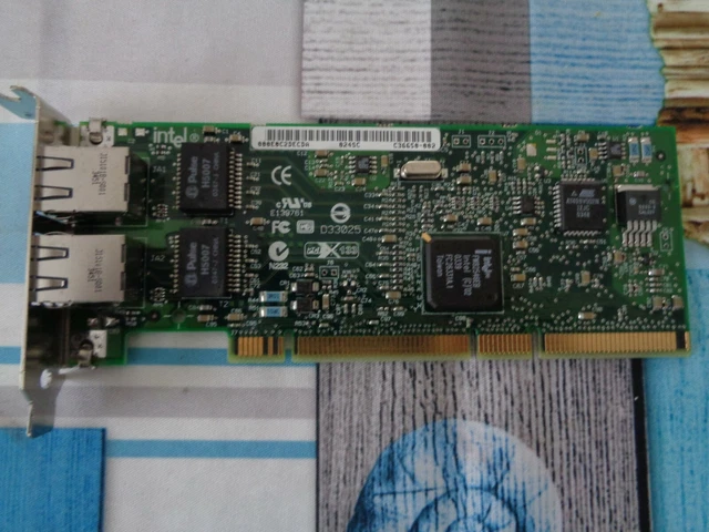 Carte Réseau Intel PRO/1000 MT - 2 Ports PCI - Pour Serveur - Occasion
