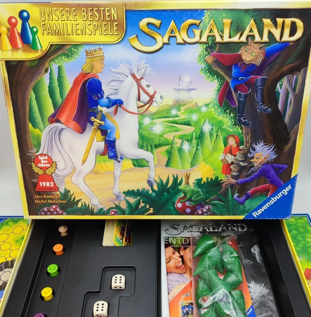 SAGALAND 🟡 Zauberhaftes Märchenspiel v. Ravensburger ©2007 - VOLLSTÄNDIG, TOP*