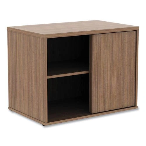 Alera Open Office Low Storage Cabinet Credenza, Walnut (ALELS593020WA)