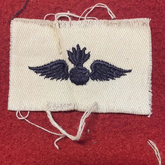 VINTAGE US NAVY Coast Guard AVIATION ORDINANCEMAN Sew On Patch (08cc51