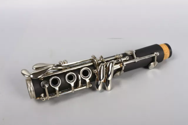 Professional C key Clarinet Ebonite Wood Nickel Plated Key Two Barrels with Case 3