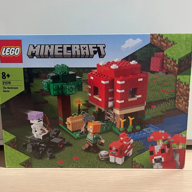 LEGO Minecraft: The Mushroom House (21179), New, No Package
