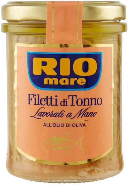 Rio Mare Filetti di Tonno all'Olio di Oliva, Lavorati a Mano, 180g
