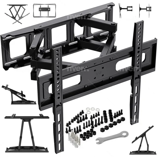 TV Wandhalterung für 32-80 Zoll Schwenkbare Wandhalter Fernseher Neigbare