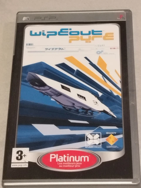 Wipeout Pure sony PLAYSTATION Psp 3000 Slim Lite Flat