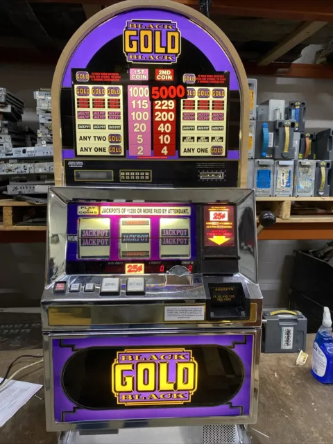 Bally 6000 Black Gold 2 Coin SLOT MACHINE