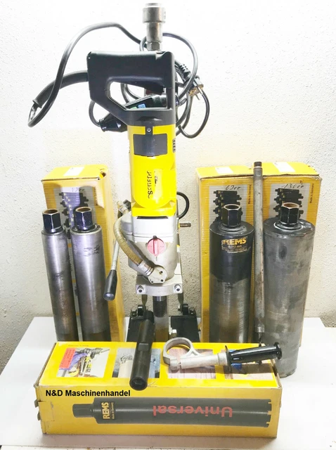 REMS Picus S3 Elektrische Diamant-Kernbohrmaschine mit 4 Bohrkronen Rechnung