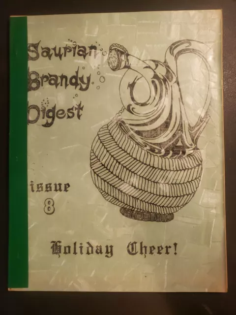 Fanzine, Saurian Brandy Issue 8 Holiday Cheers Star Trek 1978