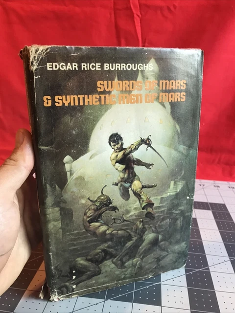 Vintage 1974 John Carter Swords of Mars & Synthetic Men of Mars Hardcover Book