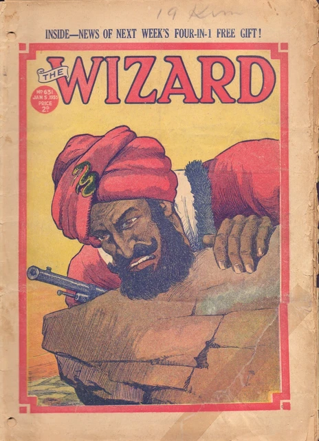 The Wizard # 631 5th Jan 1935 The Team of Mystery Marvels ( Football)   MD