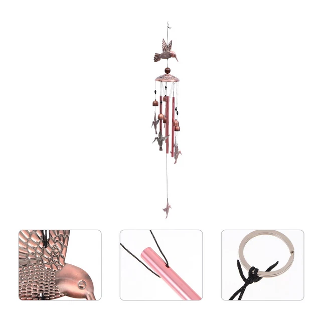 1 stück kreative metall hummingbird wind pime exquisite hängende hängende