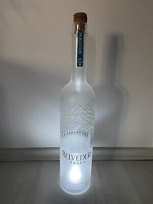 Belvedere Vodka 1,75 Liter Midnight Saber LED Flasche leer deko Empty Bottle 