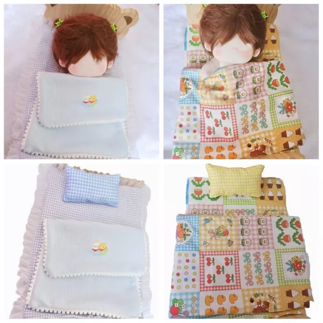 Pillow Quilt Cartoon Animal Flower Bed Product 20CM Dolls Sleeping Supplies