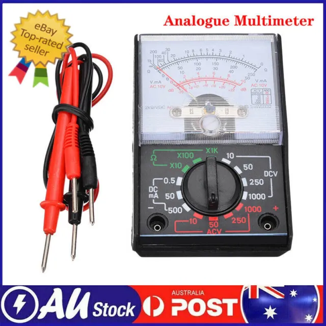 Analogue Multimeter AC DC Volt Ohm Electrical Circuit Multi Tester Meter Tool