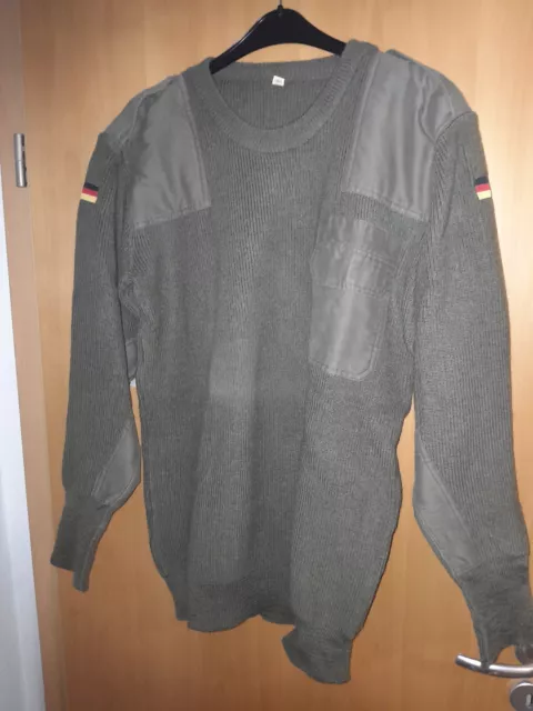 Original Bundeswehr BW Pullover Strickpullover Arbeitspullover  oliv Gr. 54