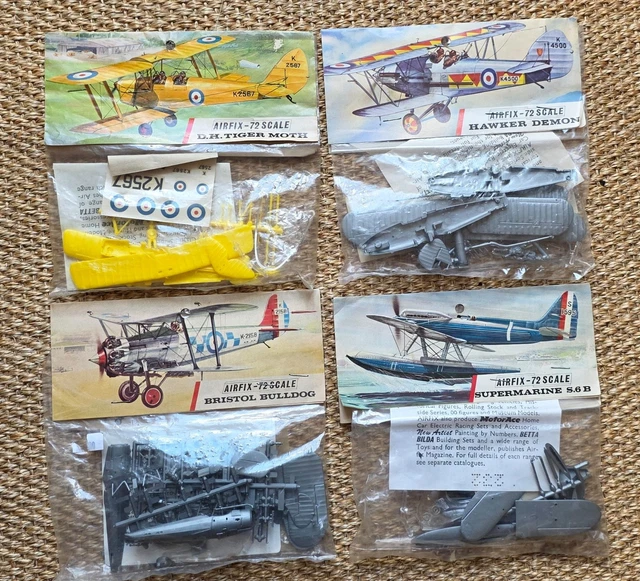1/72 airfix lot de 6 maquettes d'avions | UK
