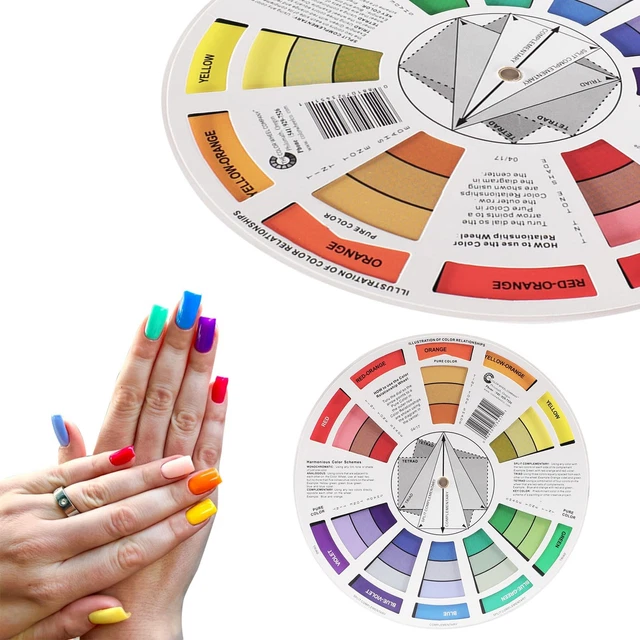 Ruota Dei Colori Professionale - Guida Alla Miscelazione Per Pittura, Trucco, Design - Diametro 14 Cm - Foto 3