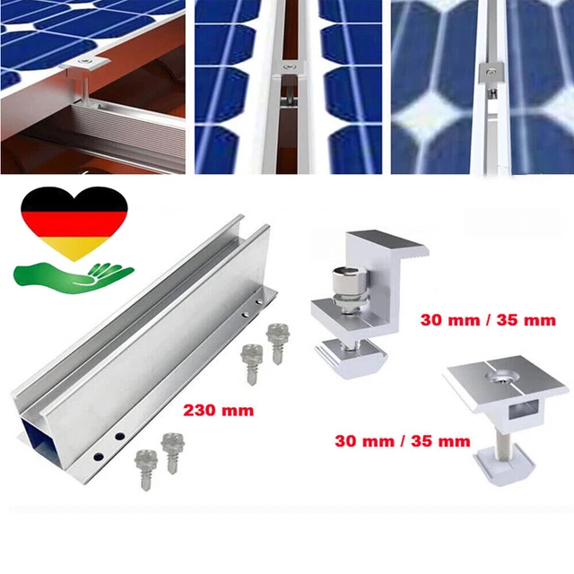 PV SOLARMODUL MONTAGESCHIENE Befestigungsschiene Trapezblech pv-solarmodul-montageschiene-befestigungsschiene-trapezblech