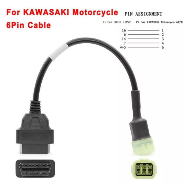 Diagnose kabel OBD2 Verlängerung kabel Motorrad kabel OBD2 Steck verbinder 3