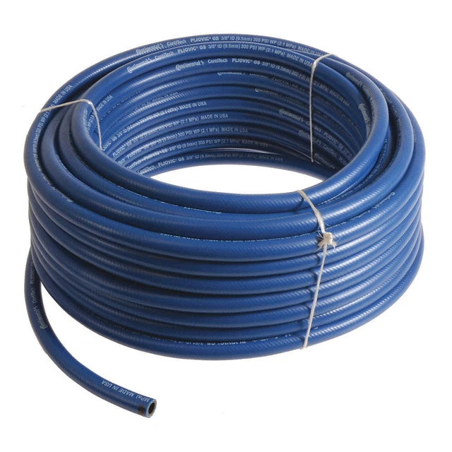 CONTINENTAL PLB05030-100 Air Hose,1/2" ID x 100 ft.,Blue