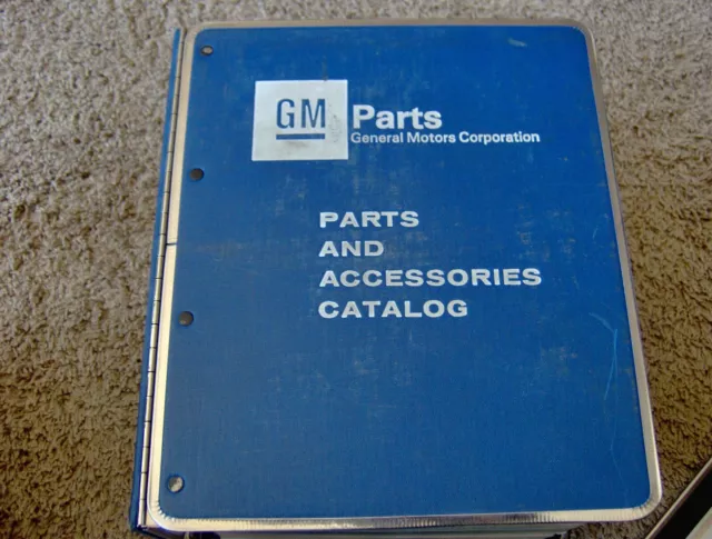 1982-1990 Cadillac all models GM parts catalogs & binder
