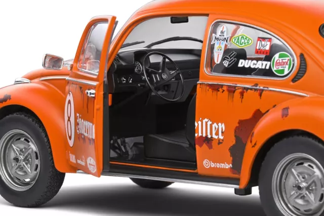 VW Beetle 1303 Jaeger Tribute Orange 1974 - 1:18 SOLIDO S1800518 8