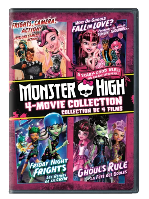  Monster High Collection ( Monster High: Ghouls Rule! / Monster  High: 13 Wishes / Monster High: Frights, Camera, Action! ) [ NON-USA  FORMAT, PAL, Reg.2 Import - France ] : Erin