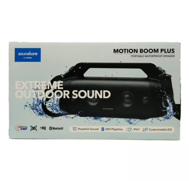 soundcore Motion Boom Plus 80W IP67 Bluetooth Lautsprecher schwarz
