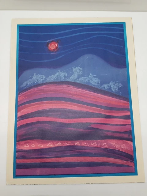 'Defending Horsemen Under the Red Moon' by Nissan Engel 'Defending Horsemen Under the Red Moon' by Nissan Engel