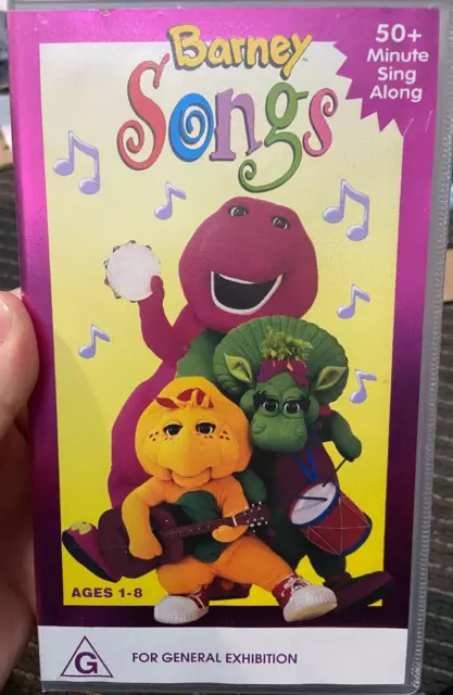 BARNEY THE DINOSAUR : Barney Songs VHS VIDEO TAPE (kids program) £14.28 ...