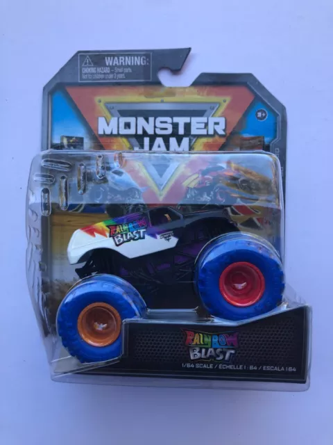 Monster Jam 2023 Spin Master 1:64 Diecast Truck Series 30 Alternate  Dimensions Rainbow Blast