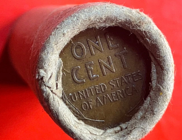 Old Roll Lincoln Wheat Cent Penny 1909 Vdb / 1922-D Ends In San Francisco Wrap!! 3