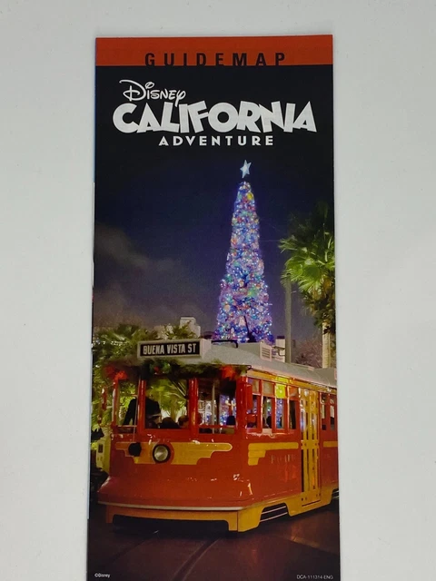 DISNEY CALIFORNIA ADVENTURE Park DCA Guide Map - May 2013 £4.50 ...