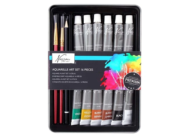 Art Sensations Nassau Fine Art AR0500/GE Watercolour Tin - White Normal