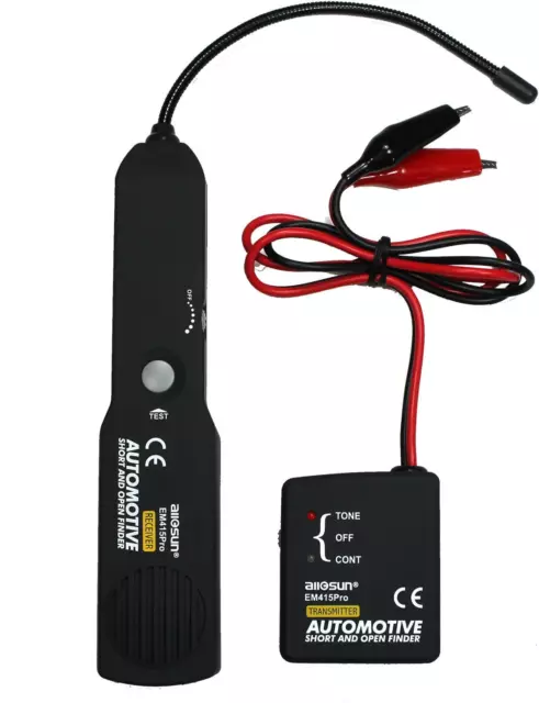 ALLOSUN Automotive Cable Wire Tracker Car Tracer Finder Test Short & Open DC 6~4