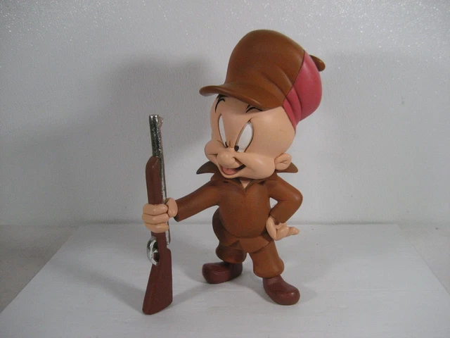 LOONEY TUNES ELMER Fudd Statue Warner Bros. 15" Tall 2000 $800.00