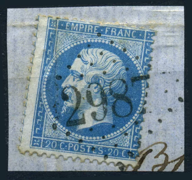 France Empire N°22 Avec Gc 2987 Port D'enveaux Charente Inferieure A Voir