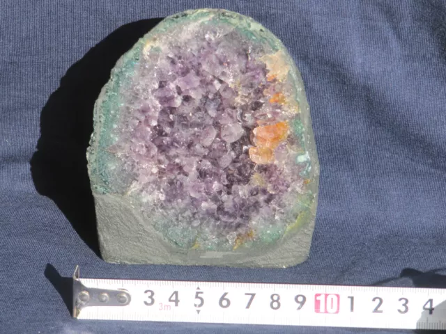 Mineralien Amethyst Druse, schöne Farben, Achat Geode,  Kristall , Brasilien