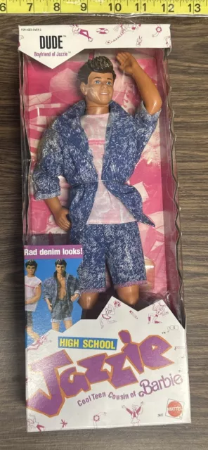 High School Jazzie DUDE Doll Boyfriend of Jazzie #3637 1988 Barbie Mattel NIB