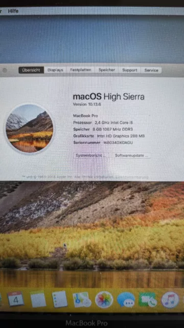 Apple Macbook Pro 15,4 Zoll 2TB SSD, Intel Core i5 1. Gen, 2,93 GHz, 8GB, NVIDIA