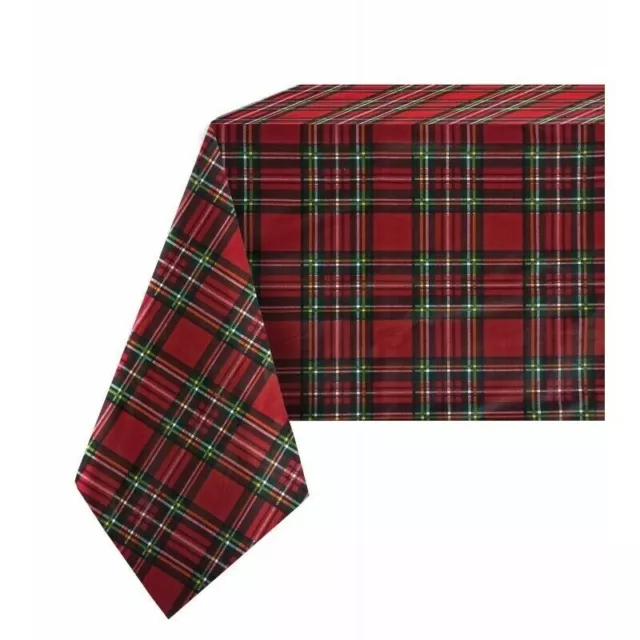 Tovaglia Da Tavola Cotone Scozzese Tartan Natale 6 12 18 24 36 Posti 6 7 Metri 3