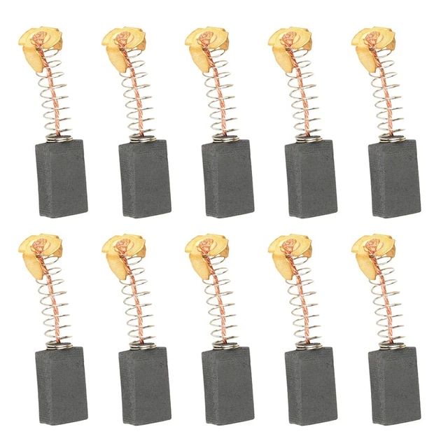 Carbone Brosse Atelier Brosse Réparation Pièce de Rechange 10pcs Accessoire