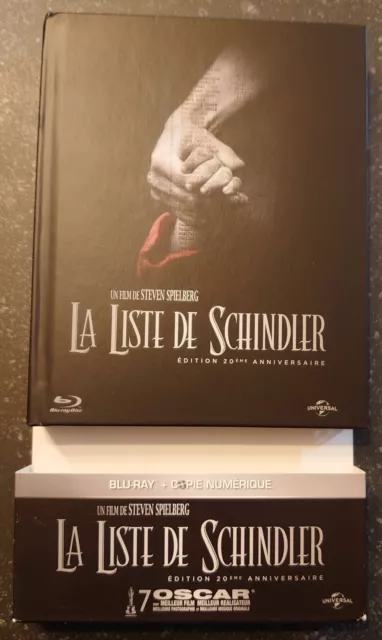 Blu ray La liste de Schindler édition collector digibook Très Bon État Spielberg