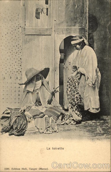 Morocco Tangier The Toilet Edition Hell Postcard Vintage Post Card