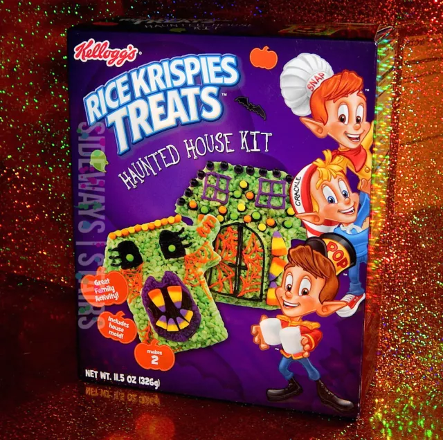 RICE KRISPIES TREATS HAUNTED HOUSE KIT W/ MOLD Halloween treat monster xmas NEW