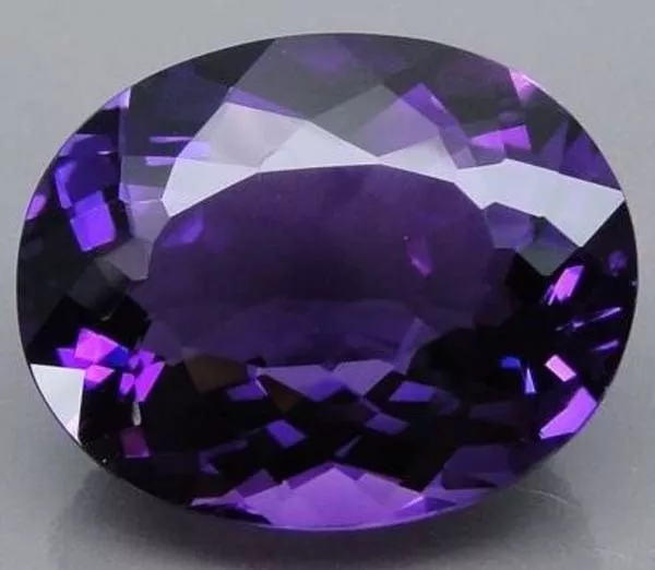 15.29 CT AAA Natural Purple Amethyst Gem Diamond Oval Cut 16x12 MM VVS Loose Gem