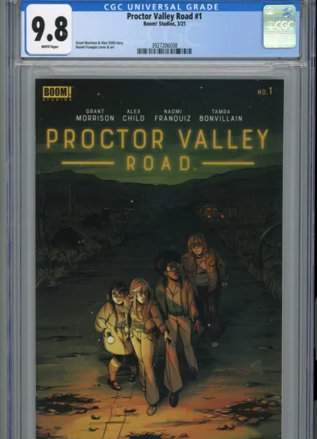 Proctor Valley Road #1 Mt 9.8 Cgc White Pages Morrison Story Franquiz Cover Art