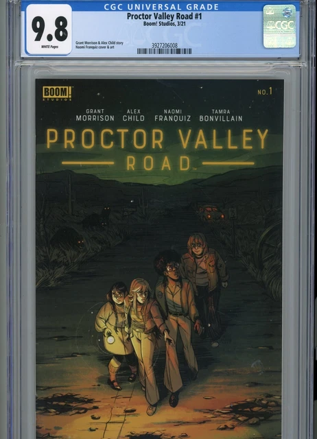 Proctor Valley Road #1 Mt 9.8 Cgc White Pages Morrison Story Franquiz Cover Art